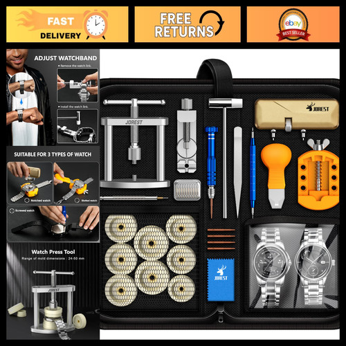 Watch repair kit with - repair,