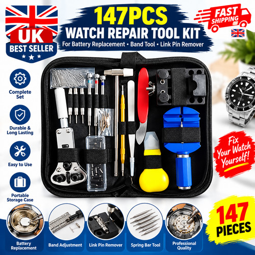 147pcs watch repair tool kit - 147pcs,