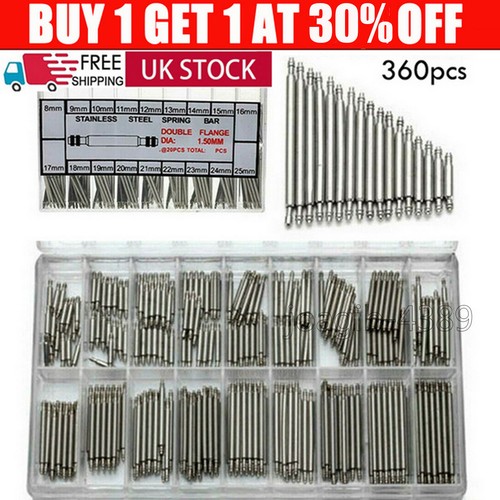 360pcs watch pins - 360pcs, spring