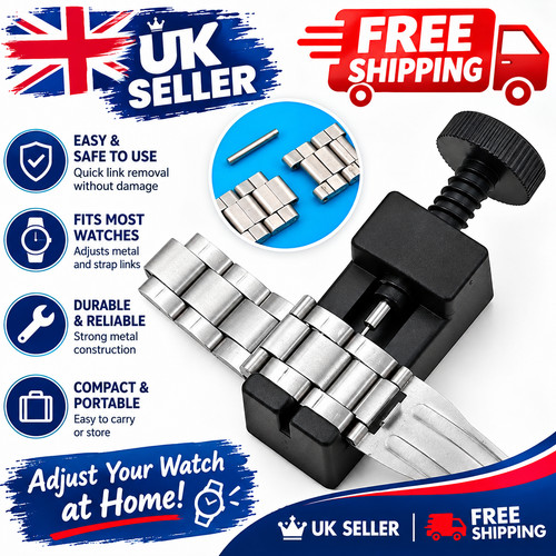 Metal adjustable watch band - metal,