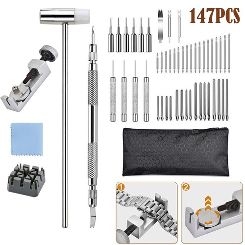 Watch band link - remover, tool