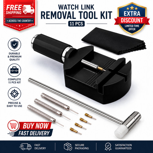 Watch link remover tool kit - watch,