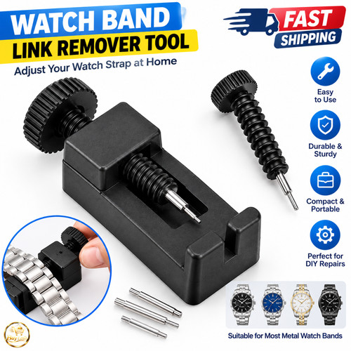 Top metal adjustable watch - top,