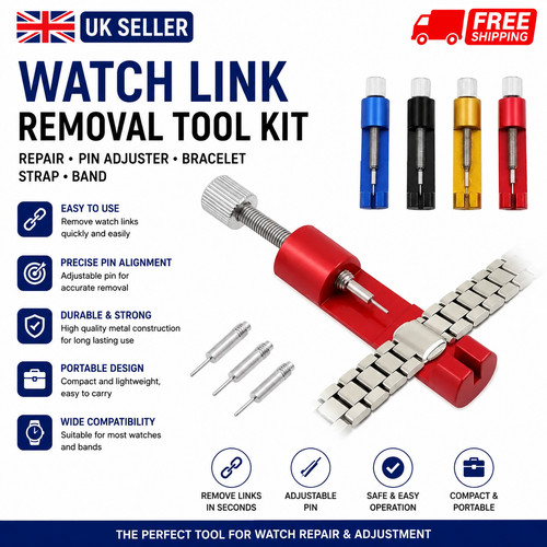 Watch link removal tool kit - watch,