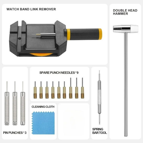 Watch link removal tool kit - watch,
